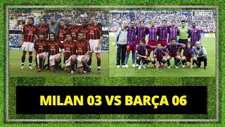 Face to Face MILAN 03 Vs BARÇA 06 | Clinical Football