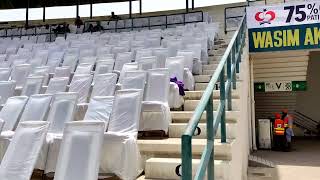 Latest updates of Multan cricket Stadium seats installed.