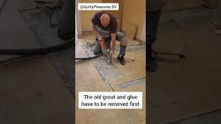 Quilt Shop Renovation Series, Part 3: Floors #Reno # Demo #Quilt