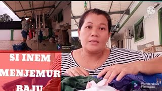 #tkw_malaysia MENJEMUR BAJU DI MUSIM HUJAN