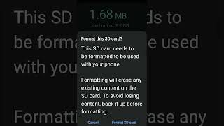 How to format SD Card in samsung mobile phones