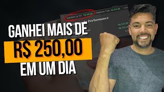 Ganhei mais de 250 reais em 1 dia com Day Trade