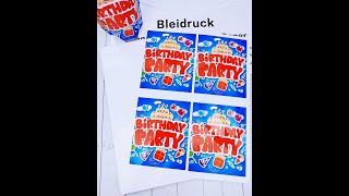 Bleidruck super glossy white vinyl sticker paper for home or office printer