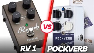 Comparativo do RV1 FUHRMANN vs POCKVERB qual reverb é melhor?#guitarra #pedaisdeguitarra #guitar