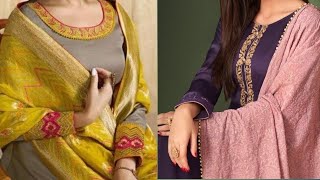 Suit Dupatta Contrast Colour Combination Ideas | Riya Garments