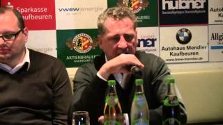 Pressekonferenz: ESVK vs. Ravensburg am 31.10.2014 (Wir sind Kaufbeuren))