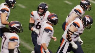 Denver bronco versus New Orleans at the super bowl on  NFLMadden 25 franchise