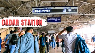 Dadar station during peak hours | Mumbai 4K