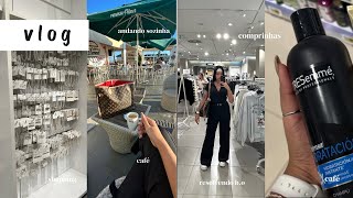 VLOG | andando sozinha no centro, resolvendo doc, comprinhas, café e mais