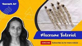 પાંચ મિનિટમાં બનાવો નેપ્કિન બેલ્ટ How to make macrame nepkin belt in easy step