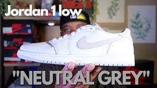 Is The Jordan 1 Low NEUTRAL GREY Worth Paying Resell