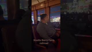 Knotts Berry Farm train at Christmas time#knottsberryfarm #knottsmerryfarm  #knottsberryfarmtrain