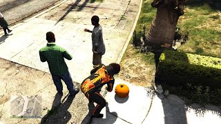 Trick ot Treat? MOO🐄 Boo🎃! Grand Theft Auto V GTA Halloween Jack o'lantern pumpkin LOL