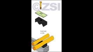 Hydraulic & Refrigeration Rail Mount Beta Twin Clamp Installation