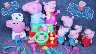 11 Minutes Satisfying with Unboxing Peppa Pig Play Set, Cute Doll Playground Toys Review | ASMR