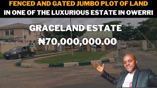 FENCED AND GATED 1100SQM PLOT OF LAND IN GRACELAND ESTATE OWERRI SELLING FOR ₦70M($95K).