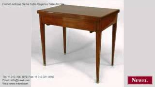 French Antique Game Table Regence Tables for Sale