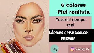 6 colores para lograr una piel realista en Rostro/Principiantes- Prismacolor Premier