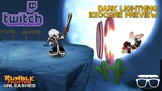 Dark Lightning Exocore Testing (Rumble Fighter Unleashed)