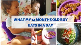 What My 14 months old baby boy eats in a day| Toddler Food in a day