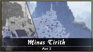 HOW TO BUILD MINAS TIRITH - PART 2 [SPEED BUILD] - CONAN EXILES