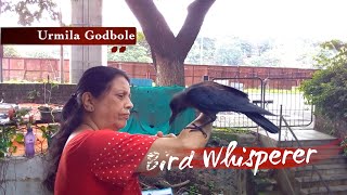 Bird Whisperer | Lady talks to Crow