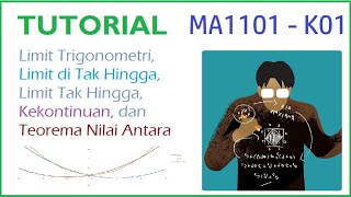 TUTORIAL DARING MA1101 KALKULUS I: Limit di Tak Hingga, Kekontinuan, dan Teorema Nilai Antara