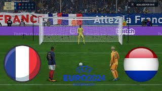 EURO 2024 - FRRANCE VS NETHERLANDS | MBAPPE VS NETHERLANDS | PENALTY SHOOTOUT | GAMEPLAY PC #fifa23