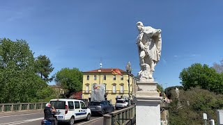 Restauro delle statue del ponte di San Giorgio a Ferrara