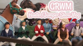 GRWM For Hunter/Jumper Show Vlog |Schleich Horse Short Film|