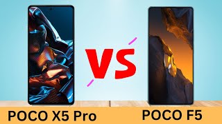 Poco X5 pro 5G Vs Poco F5