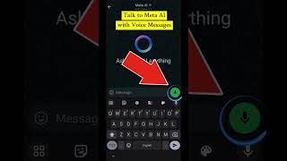 Send Voice Messages to Meta AI on WhatsApp #whatsapp #meta #ai