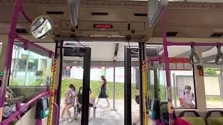 SBS Transit Scania K230UB Euro IV Batch 2 (Quadruple) Doors Opening & Closing