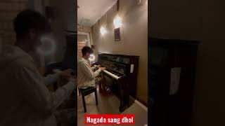 Nagada sang dhol piano cover from ramleela | नगाड़ा संग ढोल बाजे | रामलीला |Deepika Padukone|#shorts