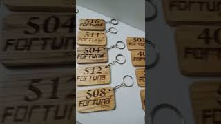 wood key chains