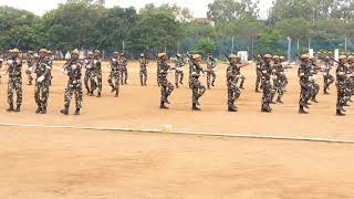 SILENT PARADE PERFORMED IN INDIA AT 8th BN KONDAPUR