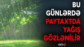 Həftə üçün olan hava proqnozu açıqlanıb: Yağış gözlənilir