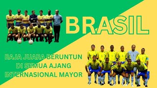 Brasil, Bukan Cuma Gelar yang Terbanyak, Tetapi Juga Sering Juara Beruntun di Semua Ajang #brasil