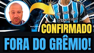 🔵⚫️⚪️ URGENTE !  FUTURO DECIDIDO ! FORA DO GRÊMIO !  NOTÍCIAS DO GRÊMIO HOJE