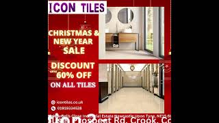 Icon Tiles UK Christmas Sale on Floor Tiles, Wall Tiles, Kitchen Tiles, Bathroom Tiles upto 60% off