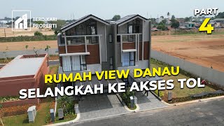 RUMAH VIEW DANAU SELANGKAH KE AKES TOL - SUMMARECON TANGERANG CLUSTER BRIZA TYPE 5X12 ✨ HARGA 900 JT