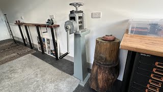 Bottlebee: Setting Up A 50kg Durston Rolling Mill On Its Stand