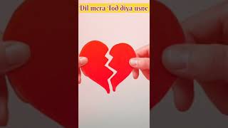 दिल मेरा तोड़ दिया उसने बुरा क्यों मानूं # old song # 90's sad song # sad song # yt short # popular