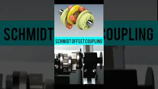 Schmidt offset coupling mechanisms Solidworks 3d animation #Shorts #offsetcoupling