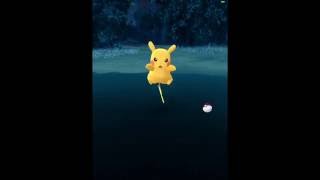 Pokemon Go catching technique capturing Picachu