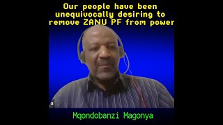 The unequivocal desire to remove ZANU PF impacts the voting trends- Magonya