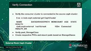 External Rook Ceph Cluster - Parth Arora & Subham Rai, IBM