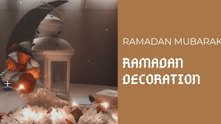 #ramadanmubarak#holymonth RAMADAN DECORATION IDEAS||Very elegant and simple moon n lamp decor