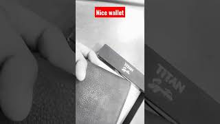 # #1137 unboxing  titan wallet  fine  lather boy gift price 1899 ☺ option card full movie