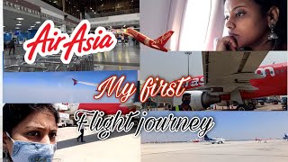 || My first flight journey expirence || vishakhapatnam to bangalore || Airasia I5-1453 ✈